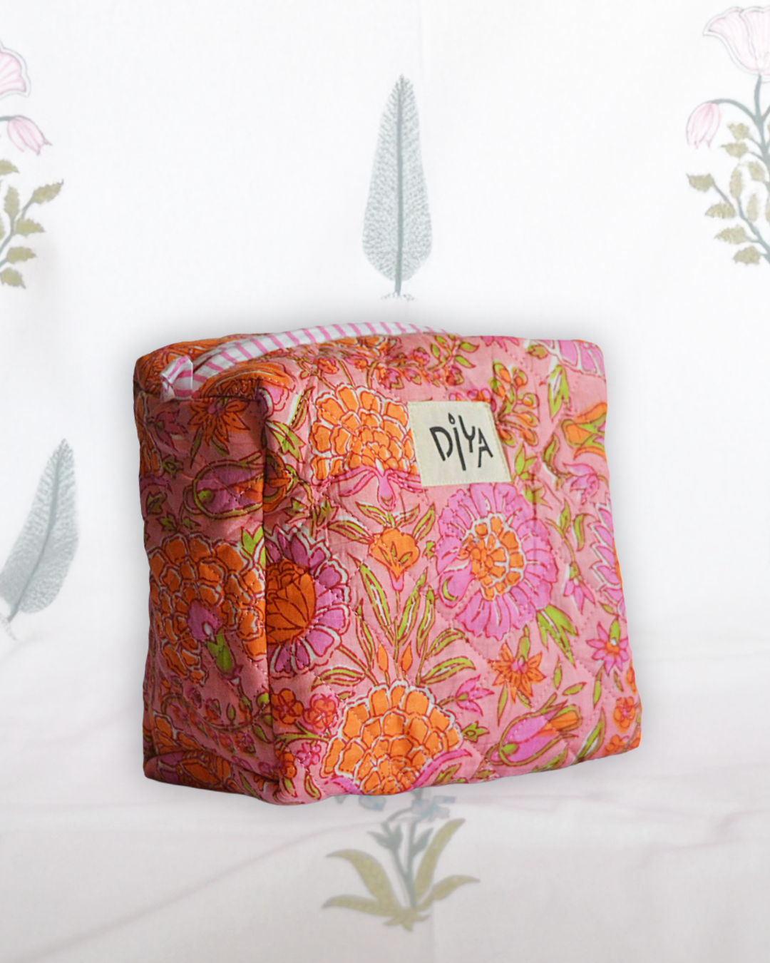 Pink Grapefruit Small Wash bag