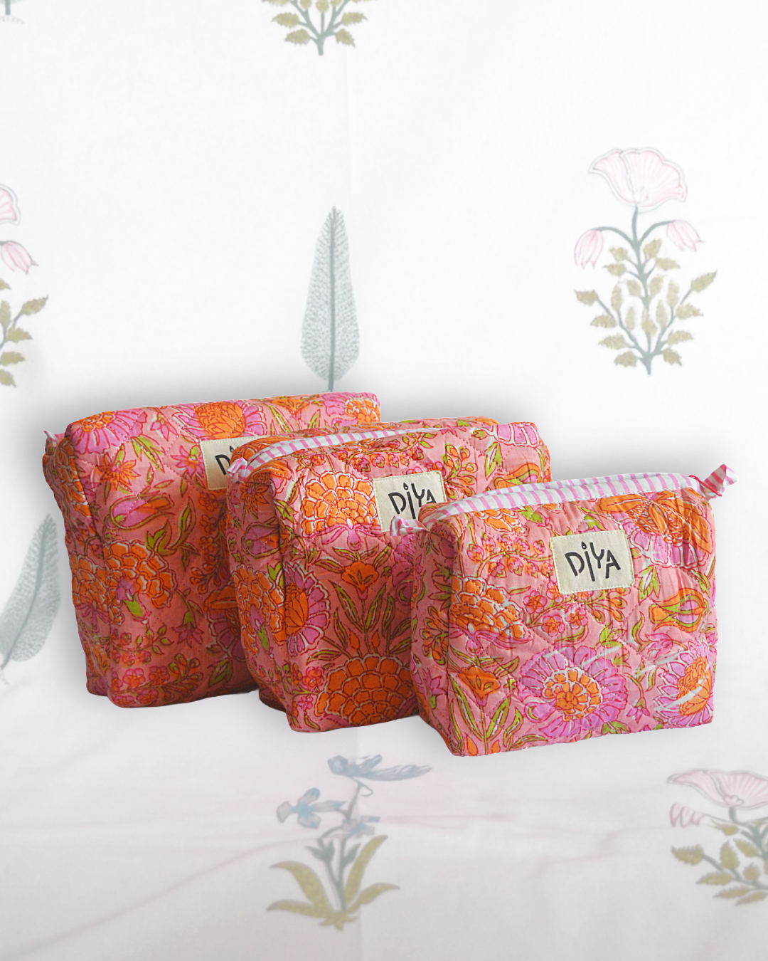 Pink Grapefruit Medium Wash bag