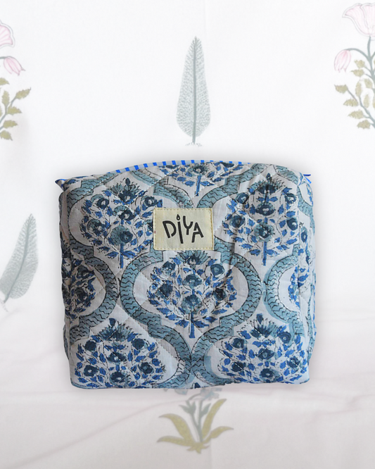 Blue China Large Wash Bag