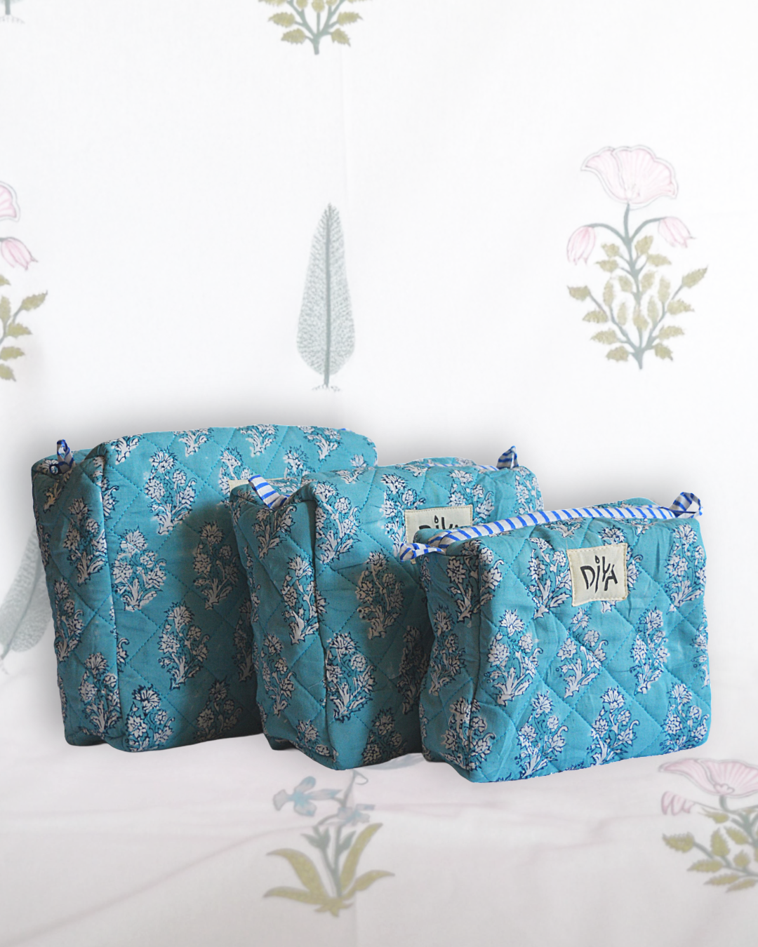 Blue Hyacinth Small Wash bag