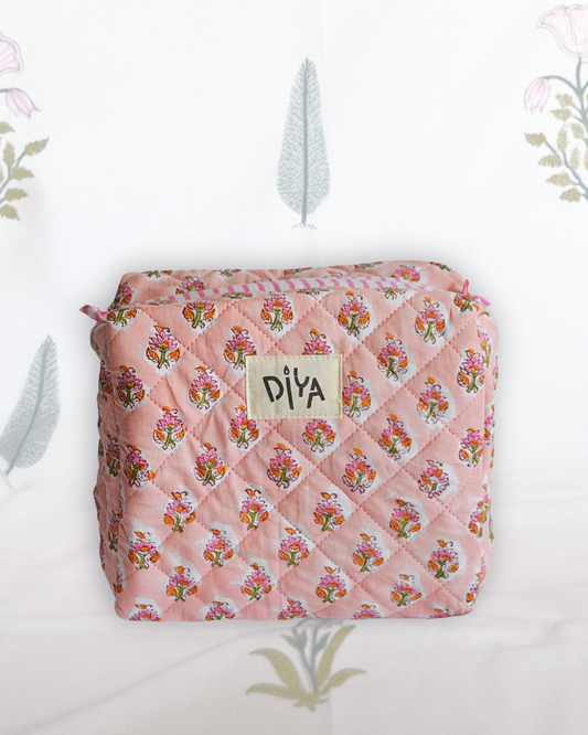 Peach Bellini Large Wash Bag