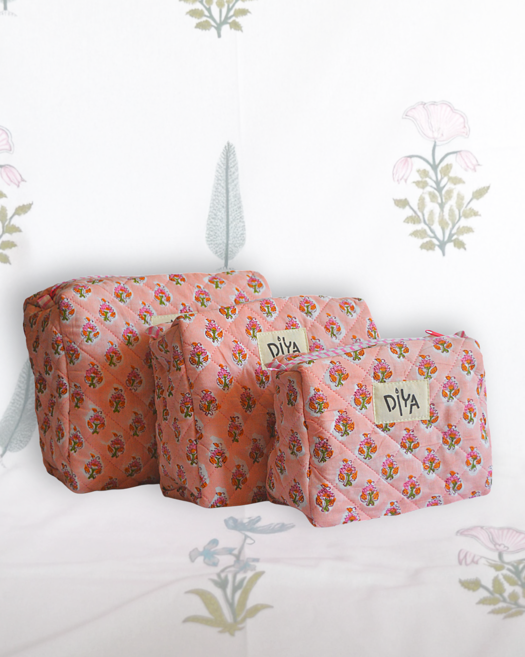 Peach Bellini Small Wash Bag